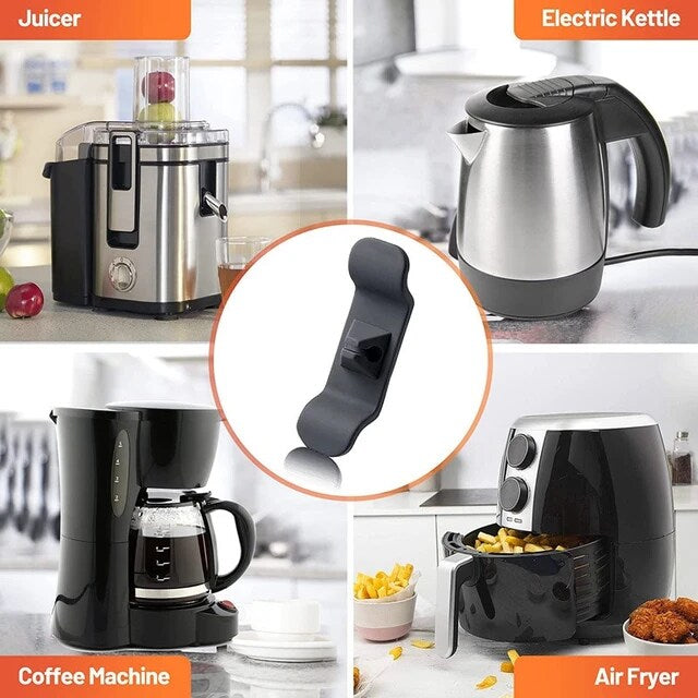 Organizador de Fios Adesivo para Cozinha, Enrolador de Cabos, Suporte para Máquina de Café, Eletrodomésticos, 6 Peças